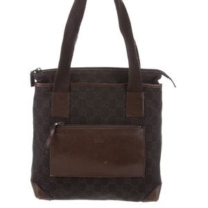 Gucci tote black brown